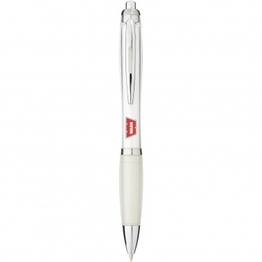 Logo trade promotional products picture of: Nash ballpoint pen coloured barrel and grip